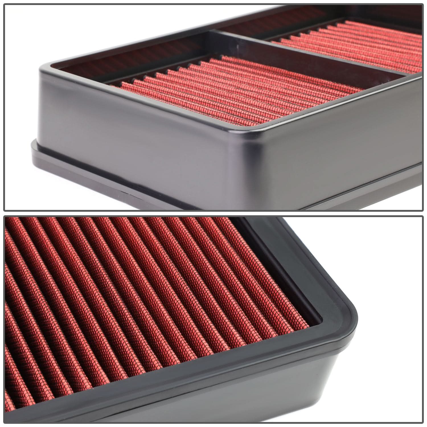 2008-2015 Mitsubishi Lancer / 2007-2013 Outlander Engine Air Filter - Red - Image 4