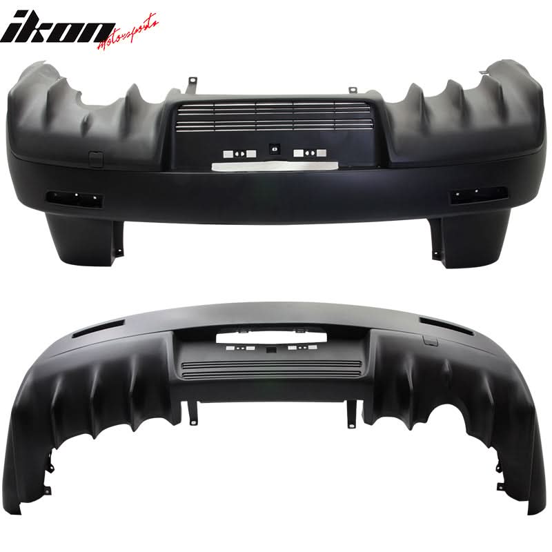 2008-2015 Mitsubishi Lancer EVO 1 Outlet Rear Bumper Conversion PP - Image 3
