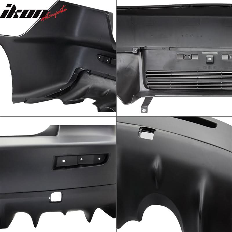 2008-2015 Mitsubishi Lancer EVO 1 Outlet Rear Bumper Conversion PP - Image 5