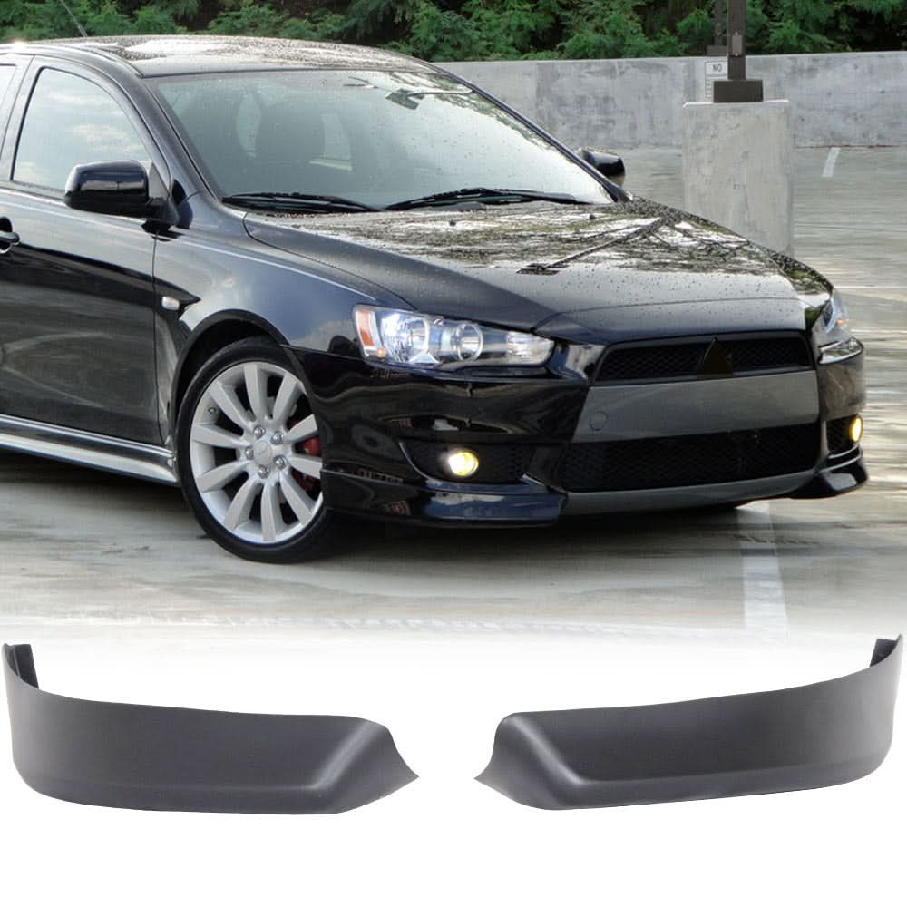 2008-2015 Mitsubishi Lancer OE PP Front Lip Splitter - Image 2