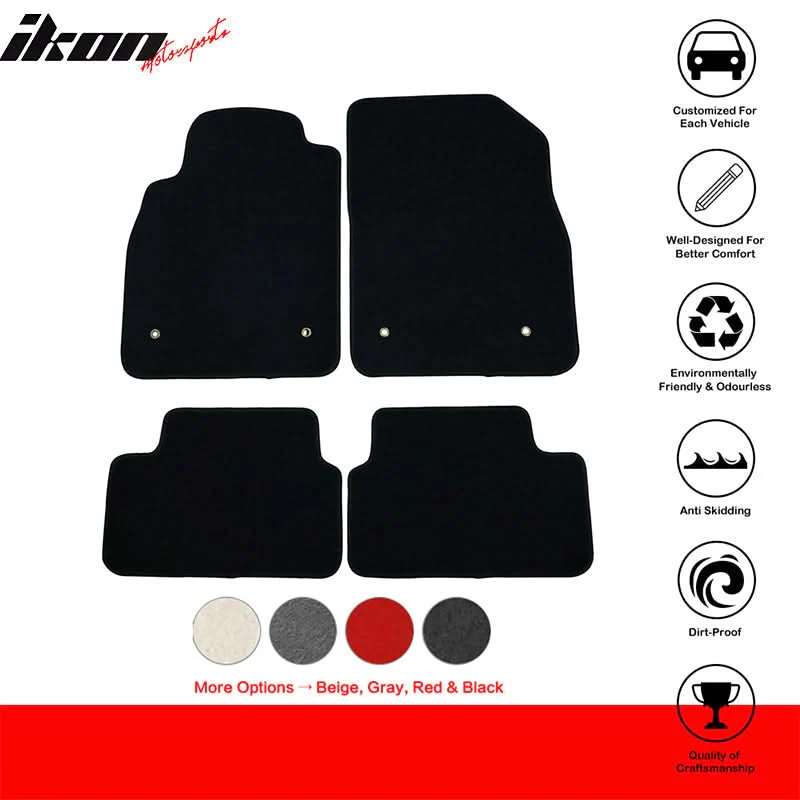 2008-2016 Chevrolet Cruze Car Floor Mats Carpet 4PC - Image 11