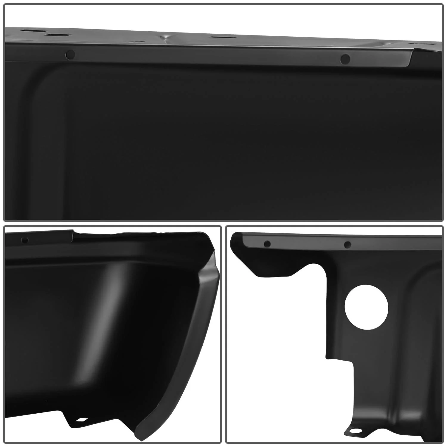 2008-2016 Ford F-250/F-350/F-450 Super Duty Rear Bumper End Black - Image 3