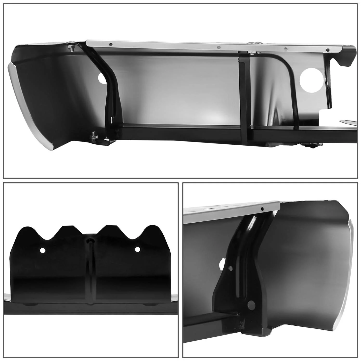 2008-2016 Ford F-250/F-350 Super Duty Chrome Rear Bumper Cover - Image 3