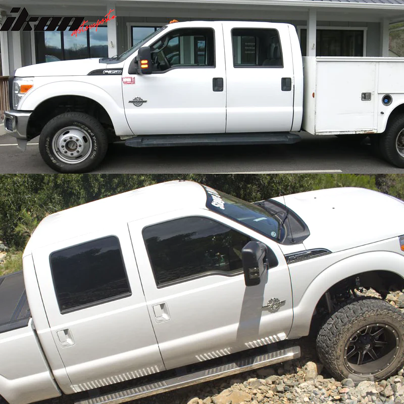 2008-2016Â Ford F250 F350 F450 F550 Towing Mirrors Side LED Lights - Image 2