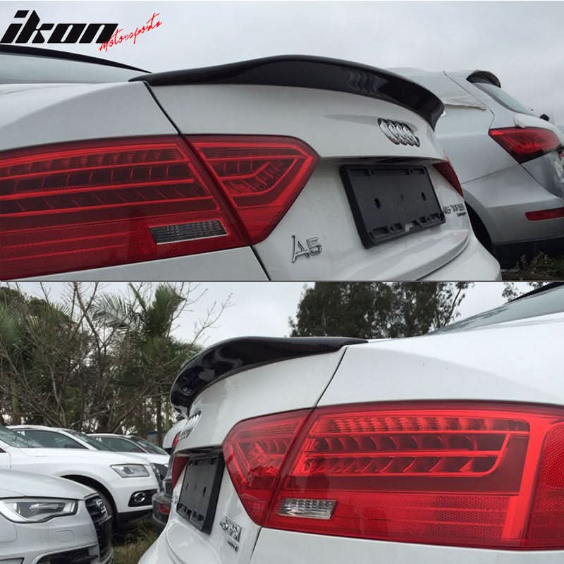 2008-2017 Audi A5 B8 CA Style Trunk Spoiler Wing Carbon Fiber - Image 12