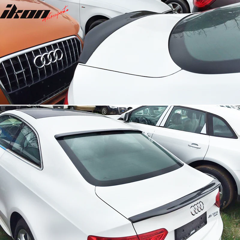 2008-2017 Audi A5 B8 CA Style Trunk Spoiler Wing Carbon Fiber - Image 2