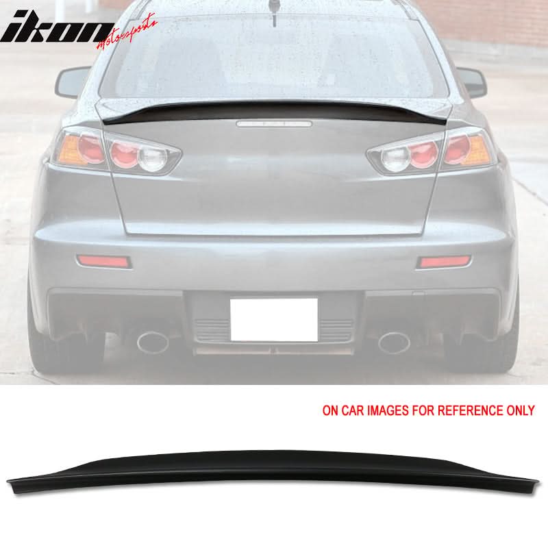 2008-2017 Mitsubishi Lancer EVO X 10 RS Rear Trunk Spoiler ABS - Image 17