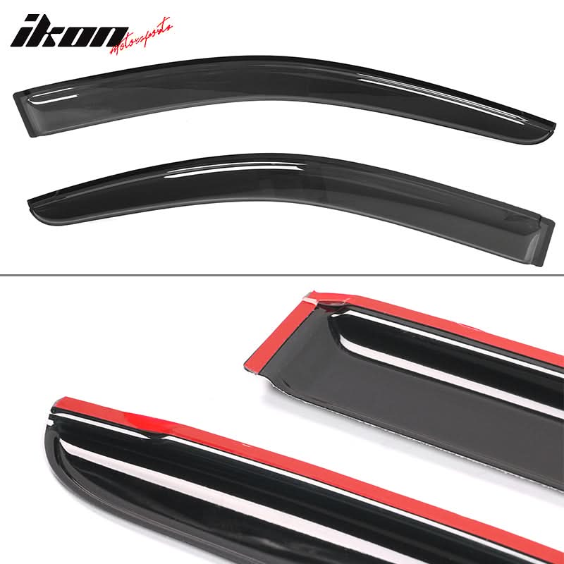 2008-2018 Grand Caravan &2008-2016 Chrysler Town&Country Window Visors - Image 4