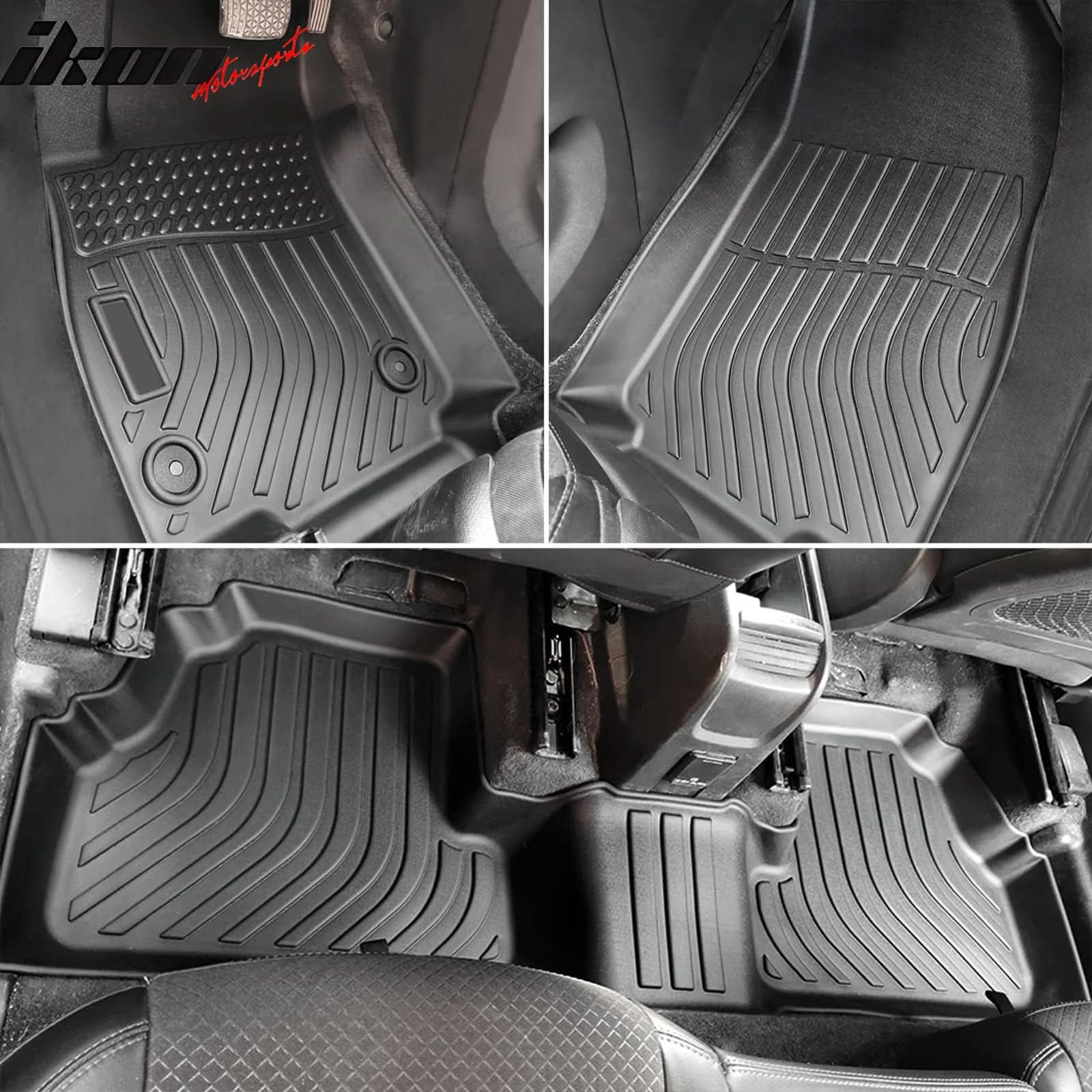 2008-2020 Dodge Grand Caravan 3D Floor Mats All Weather Carpets TPE - Image 11
