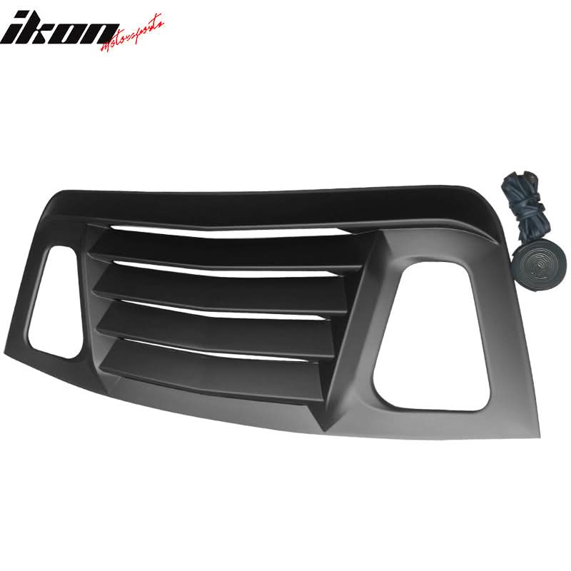 2008-2023 Dodge Challenger Unpainted Rear Window Louver Side Vent ABS - Image 7
