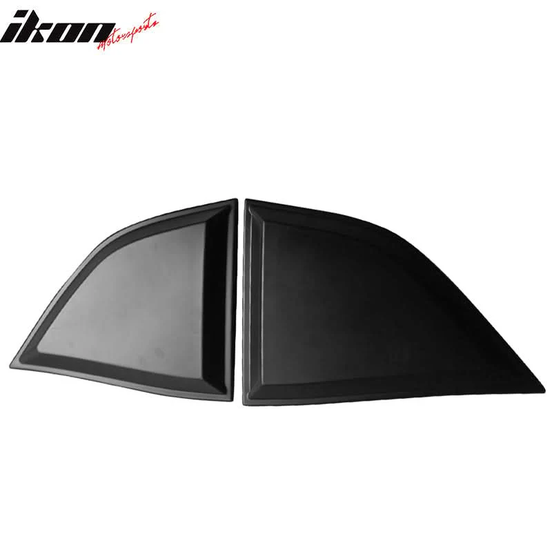 2008-2023 Dodge Challenger XE Style Rear Window Louver Side Vent PP PU - Image 6