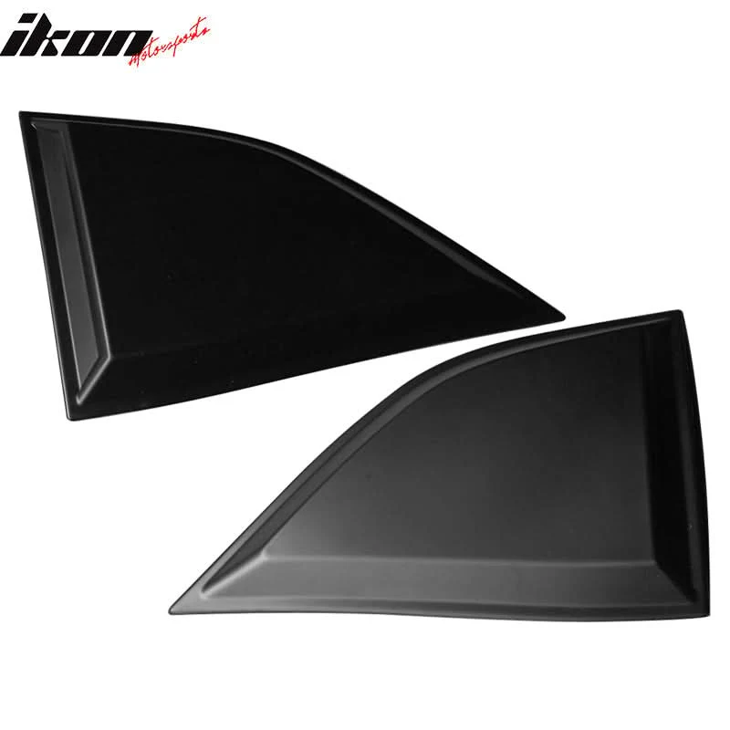 2008-2023 Dodge Challenger XE Style Rear Window Louver Side Vent PP PU - Image 8
