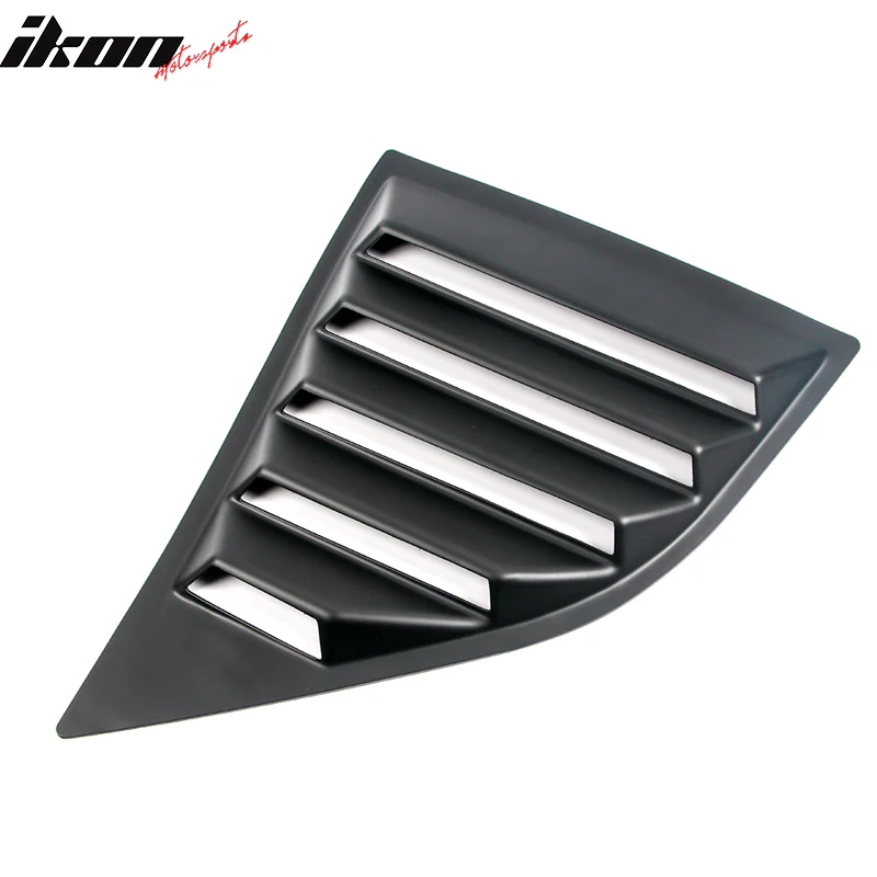 2008-2023 Dodge Challenger XE V2 Style Rear Side Window Louver PP PU - Image 7