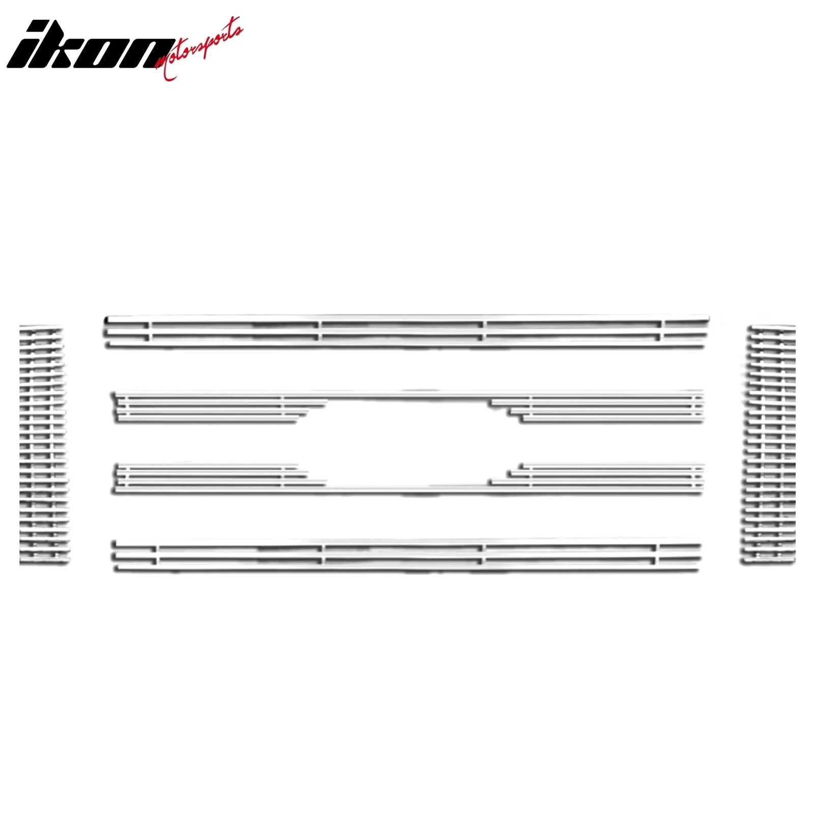 2009-2010 Ford F-150 FX4 Lariat Billet Chrome Grille Stainless Steel - Image 2