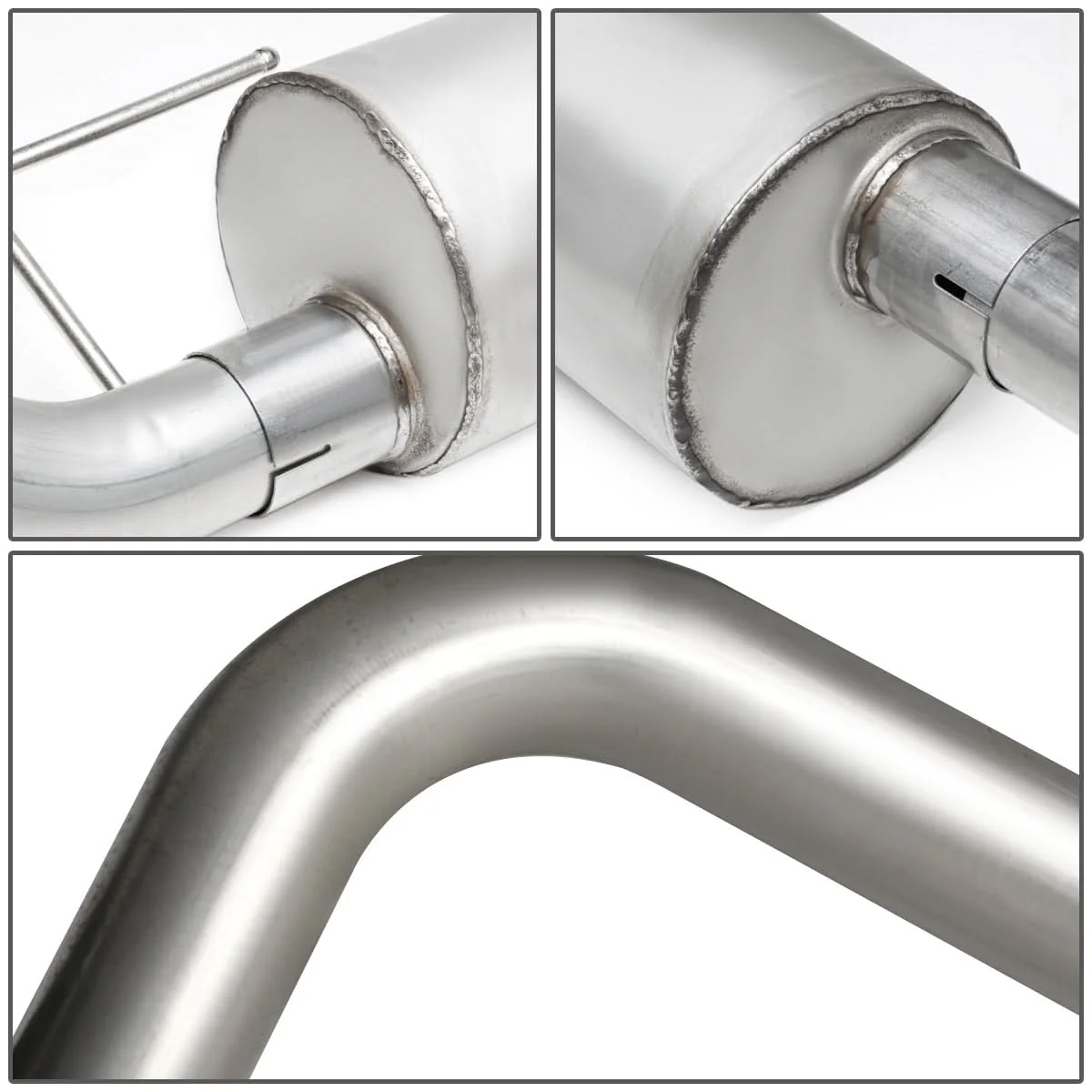2009-2010 Ford F-150 Single Tip Catback Exhaust Stainless Steel - Image 6