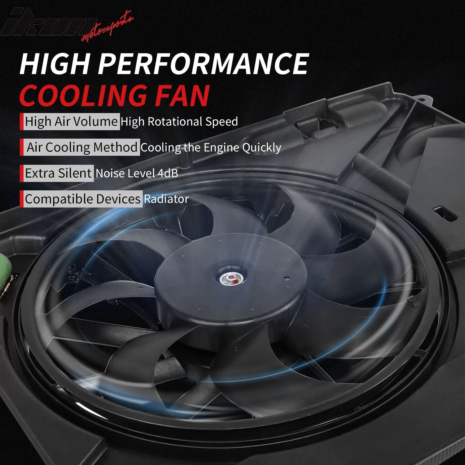 2009-2011 Chevy Aveo/Aveo 5 09-10 Pontiac G3 1.6L W/ AC Cooling Fan - Image 4
