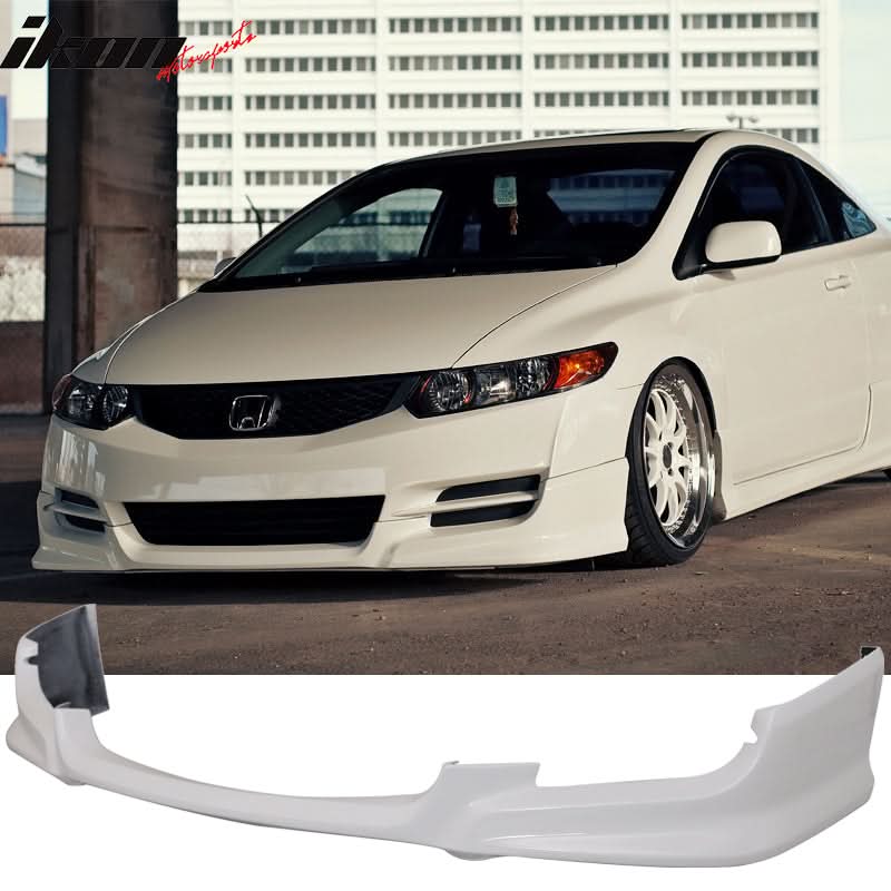 2009-2011 Honda Civic 2Dr Coupe HFP Style Front Lip Spolier PU - Image 15