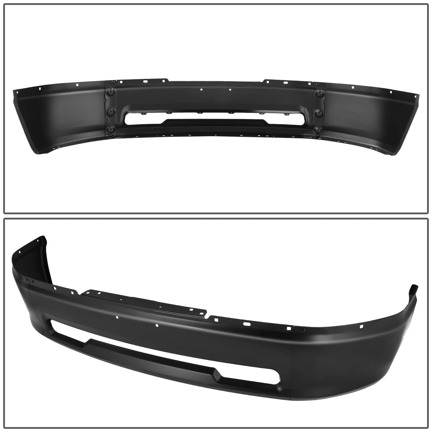 2009-2012 Dodge Ram 1500 Front Bumper Cover Without Fog Lamps - Image 4