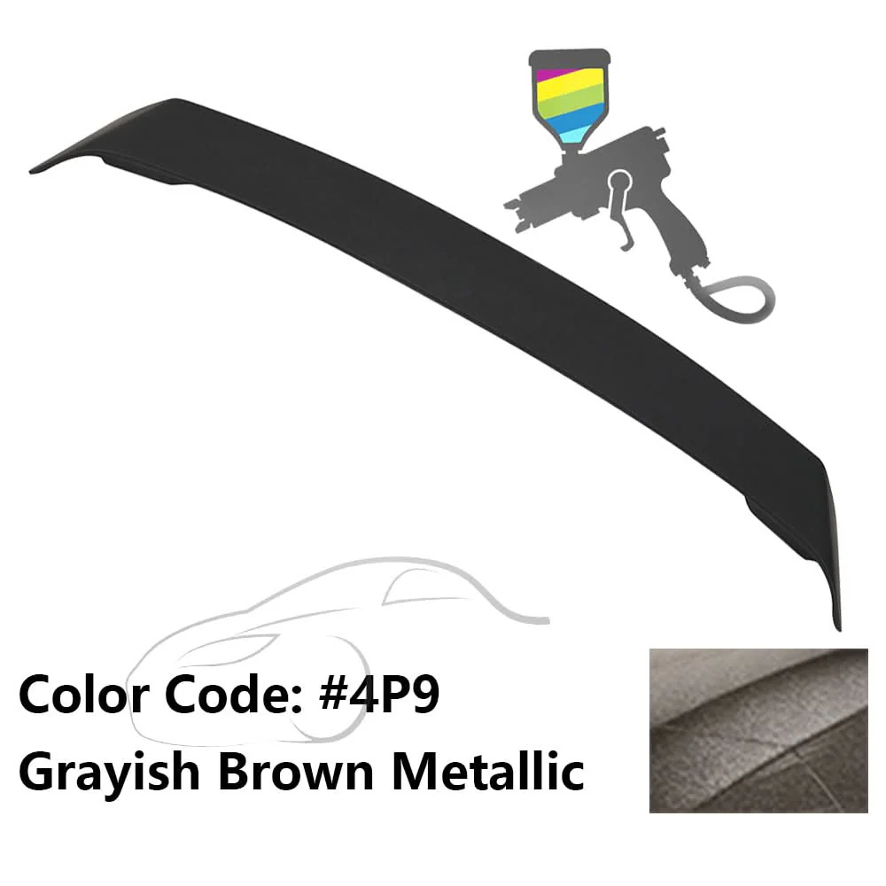 2009-2013 Toyota Corolla Trunk Spoiler W/LED Brake Light OE Style ABS - Image 20