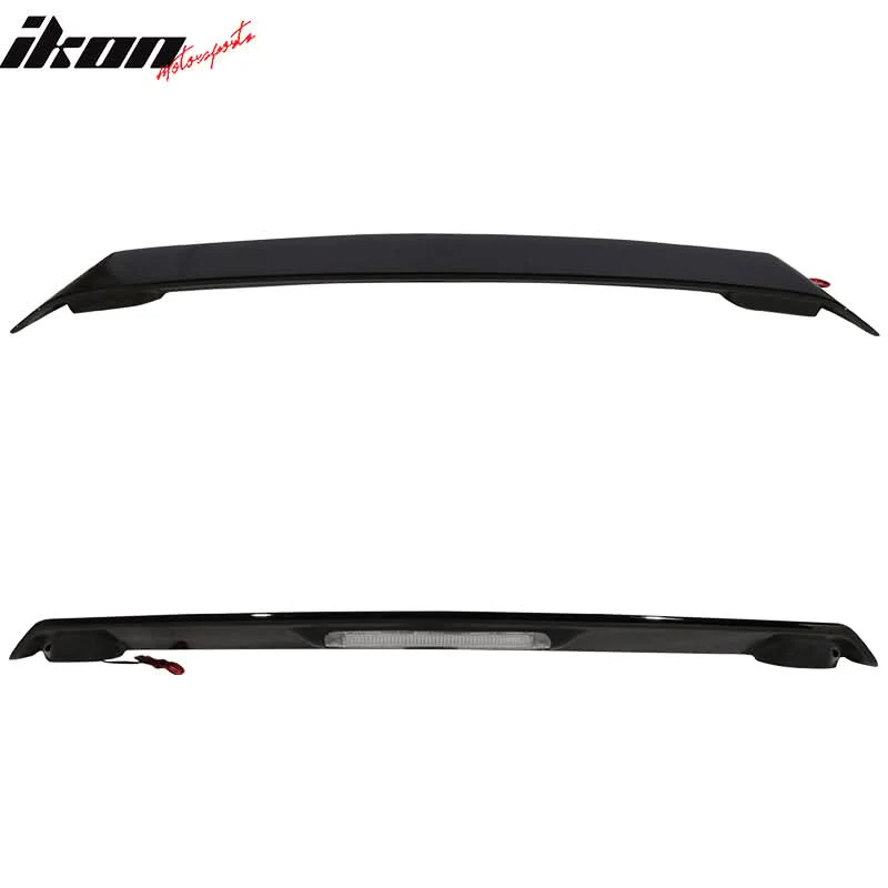 2009-2013 Toyota Corolla Trunk Spoiler W/LED Brake Light OE Style ABS - Image 4
