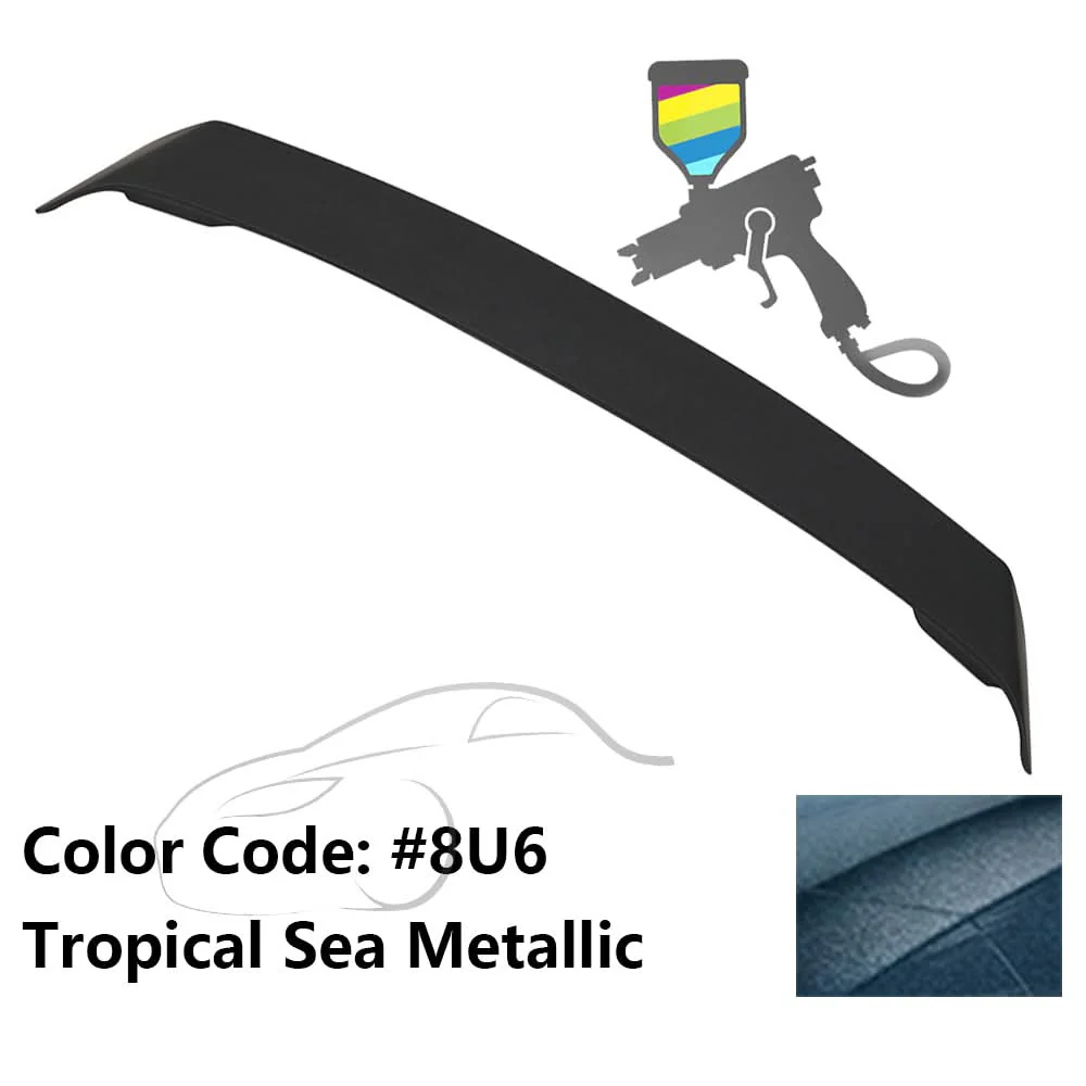 2009-2013 Toyota Corolla Trunk Spoiler W/LED Brake Light OE Style ABS - Image 57