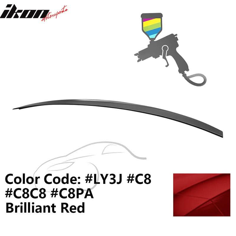 2009-2014 Audi A4 Quattro B8 4Door Painted ABS Trunk Spoiler Wing - Image 24