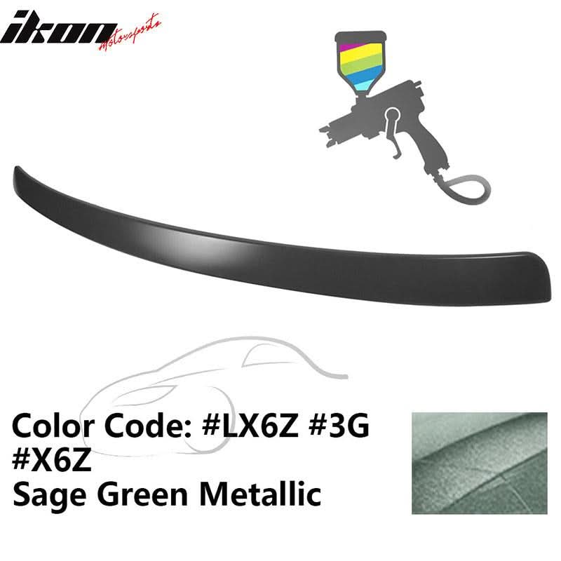 2009-2014 Audi A4 Quattro B8 Sedan 4Door Painted ABS Rear Roof Spoiler - Image 11