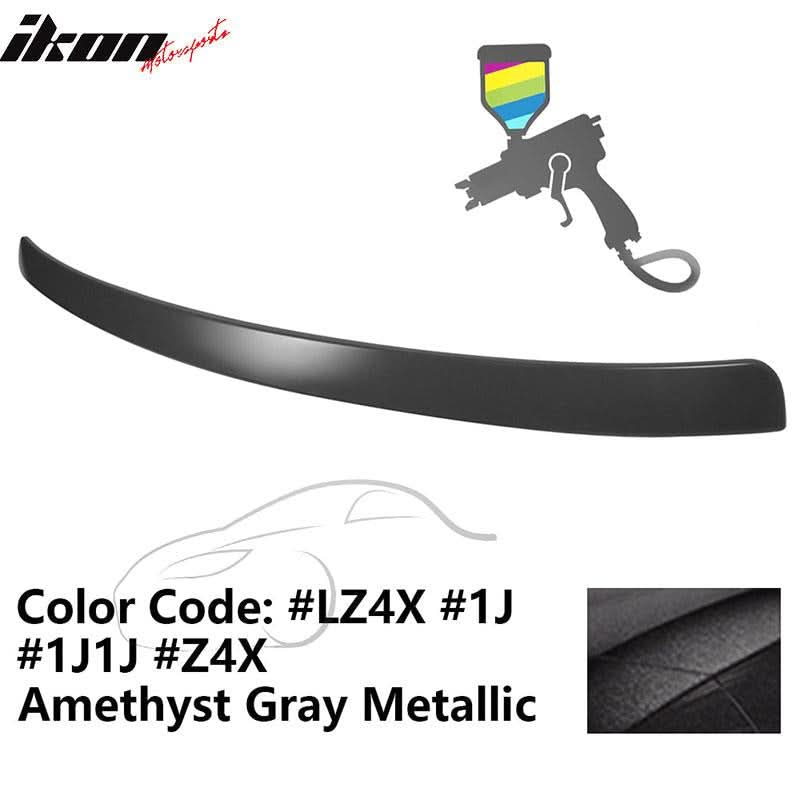 2009-2014 Audi A4 Quattro B8 Sedan 4Door Painted ABS Rear Roof Spoiler - Image 38