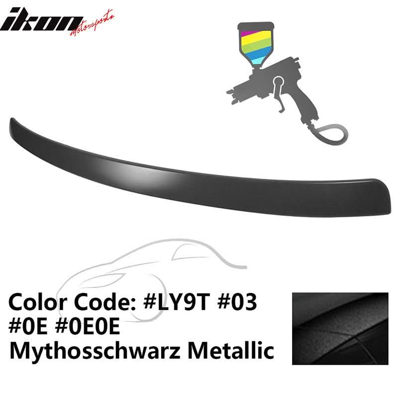 2009-2014 Audi A4 Quattro B8 Sedan 4Door Painted ABS Rear Roof Spoiler - Image 73