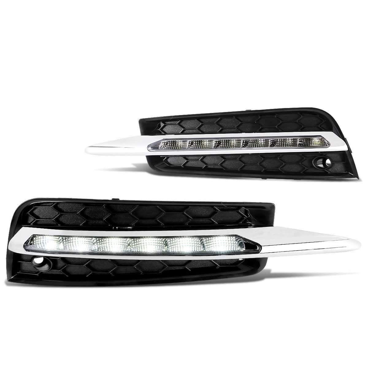 2009-2014 Chevrolet Cruze LED Fog Lights with Wiring Kit - Clear - Image 2