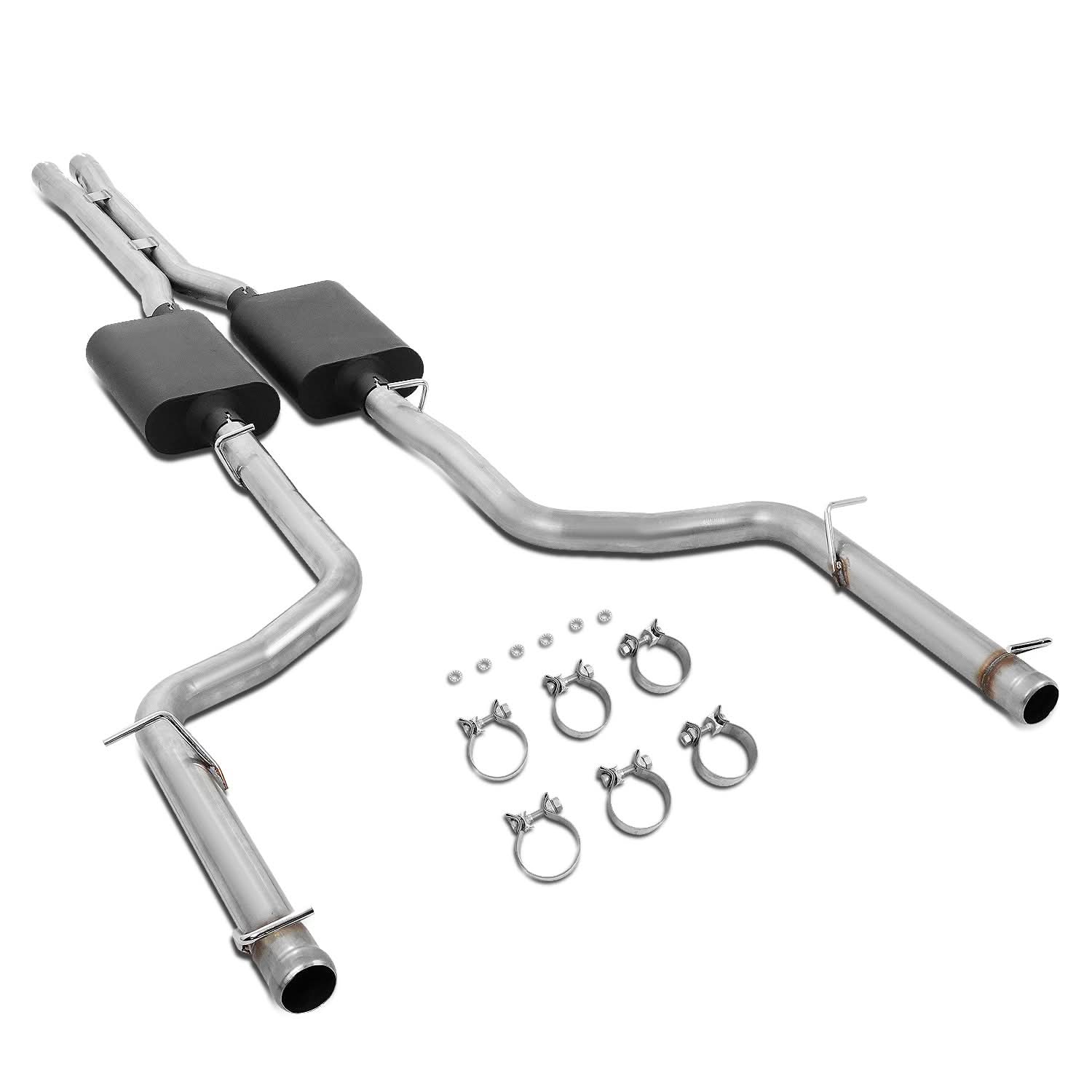 2009-2014 Dodge Challenger 5.7L Catback Exhaust System Aluminized Steel - Image 2