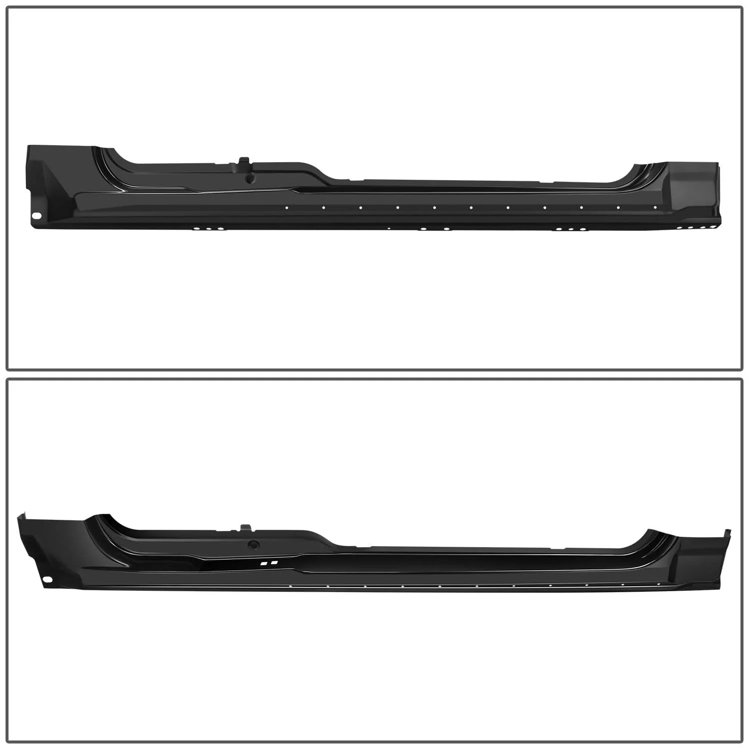 2009-2014 Ford F-150 Extended Super Cab Rocker Panels - Primered Black - Image 3
