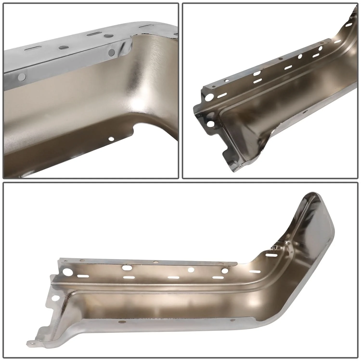 2009-2014 Ford F-150 Rear Bumper Cover Chrome Left Fleetside - Image 4