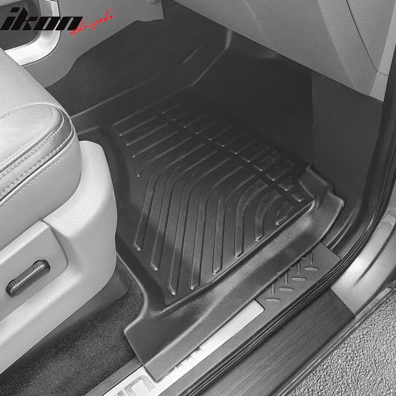 2009-2014 Ford F-150 Super Crew Cab 3D Floor Mats Heavy Duty Liner TPE - Image 15