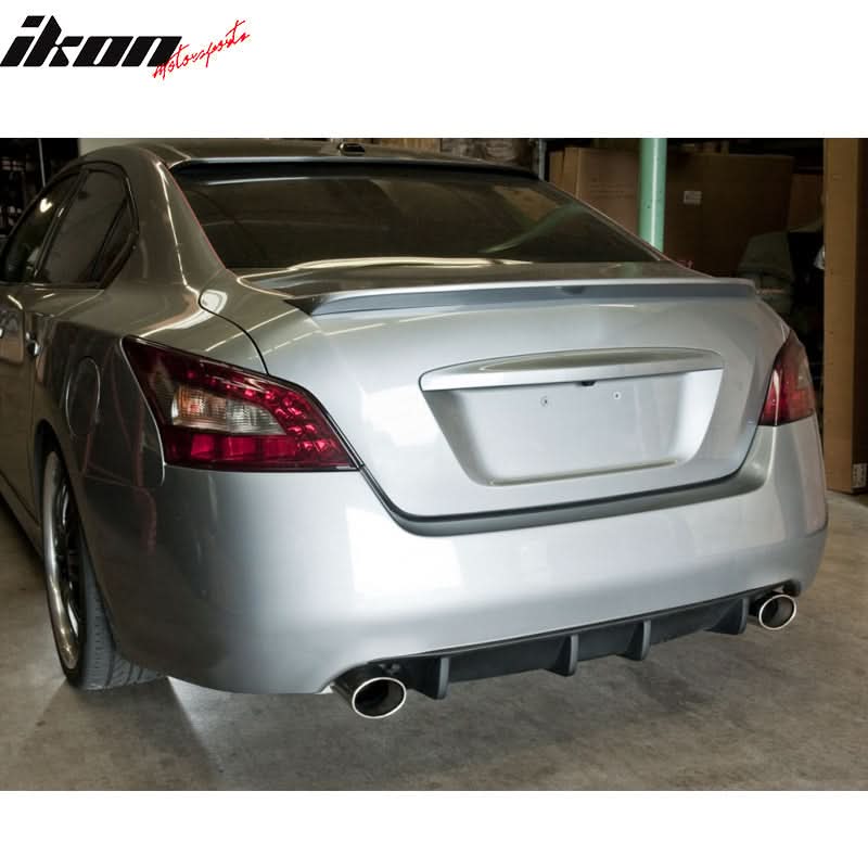 2009-2015 Nissan Maxima ST Style Unpainted Rear Bumper Diffuser PU - Image 3