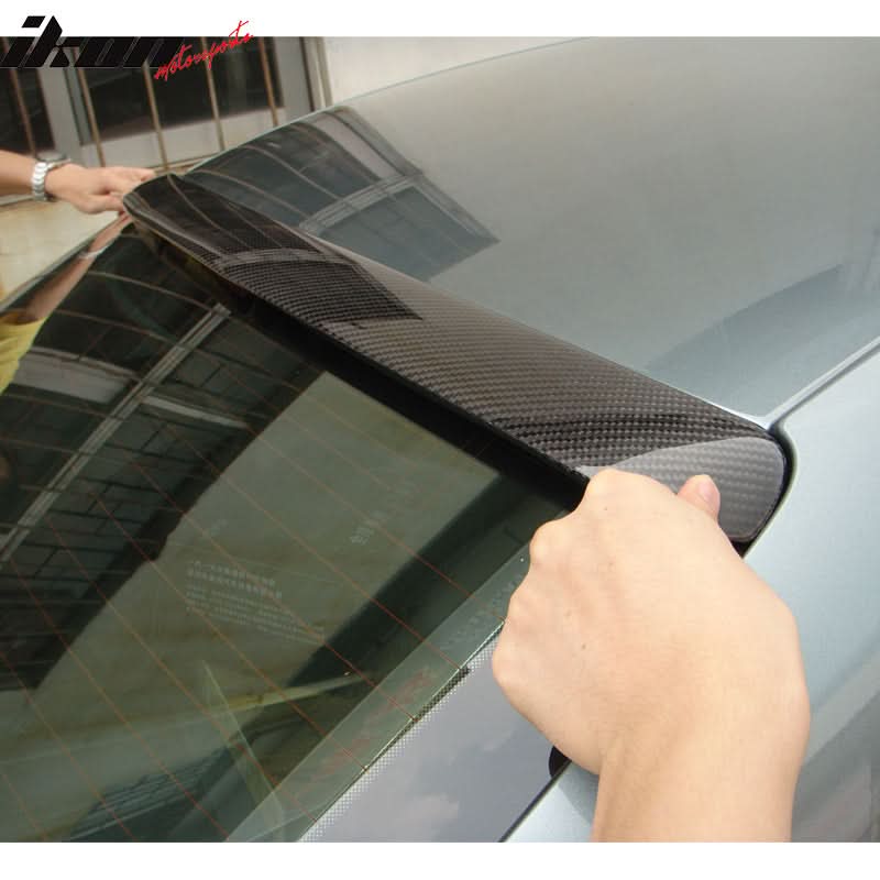 2009-2016 Audi A4 B8 A Style Rear Roof Spoiler Wing Carbon Fiber - Image 4