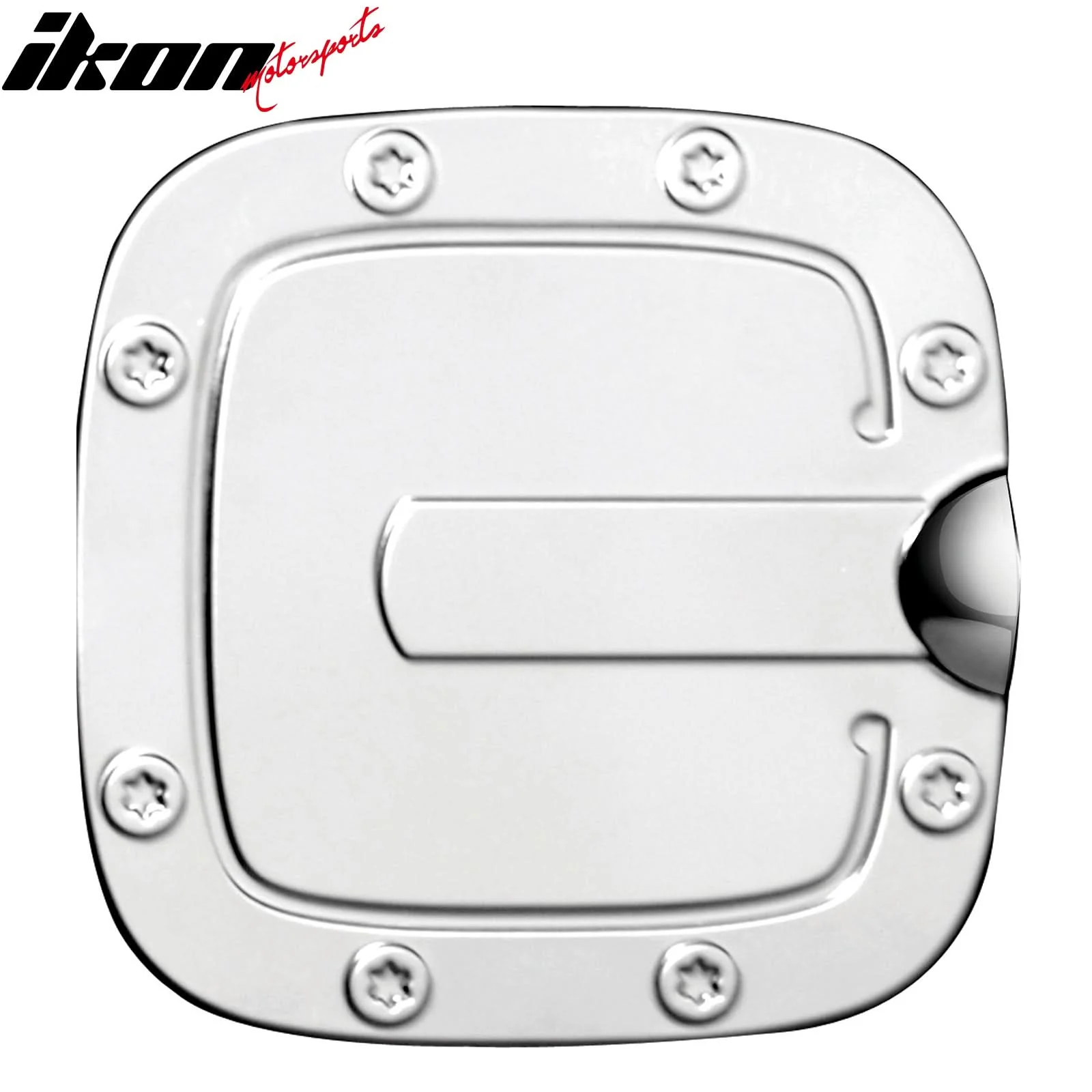 2009-2019 Ford Flex Mirror Finish Fuel Gas Door Cover Stainless Steel - Image 2