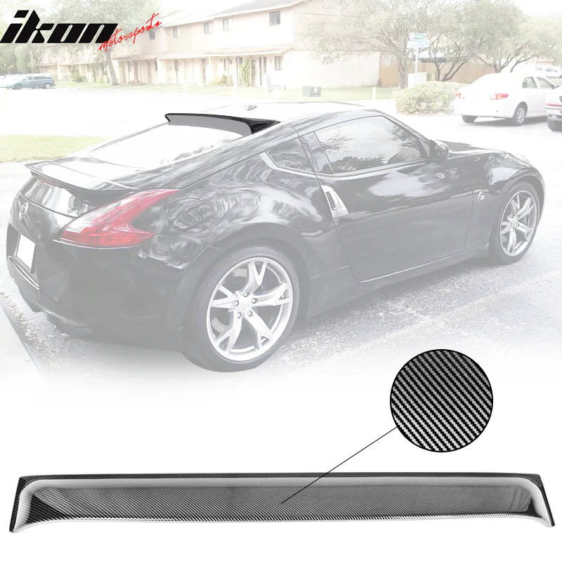 2009-2020 Nissan 370Z Coupe Rear Window Visor Roof Spoiler Wing PP - Image 2
