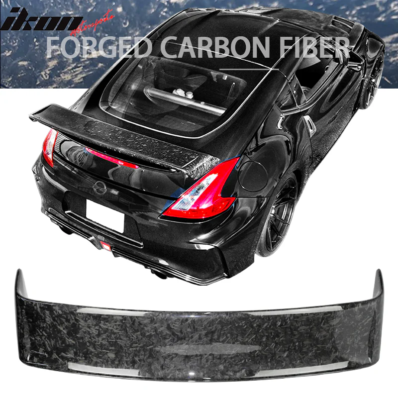 2009-2021 Nissan 370Z Coupe Rear Trunk Spoiler Ducktail Wing Lip ABS - Image 25