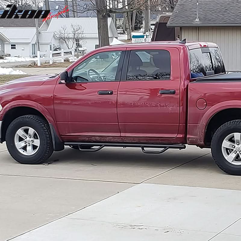 2009-2023 Dodge Ram 1500 2500 3500 Crew Cab Running Boards Nerf Bars - Image 2