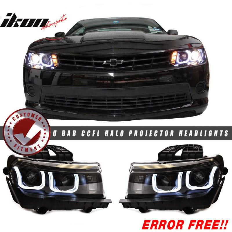2010-2013 5TH to 6TH Gen Camaro ZL1 Front Bumper + Headlights + DRL - Image 8