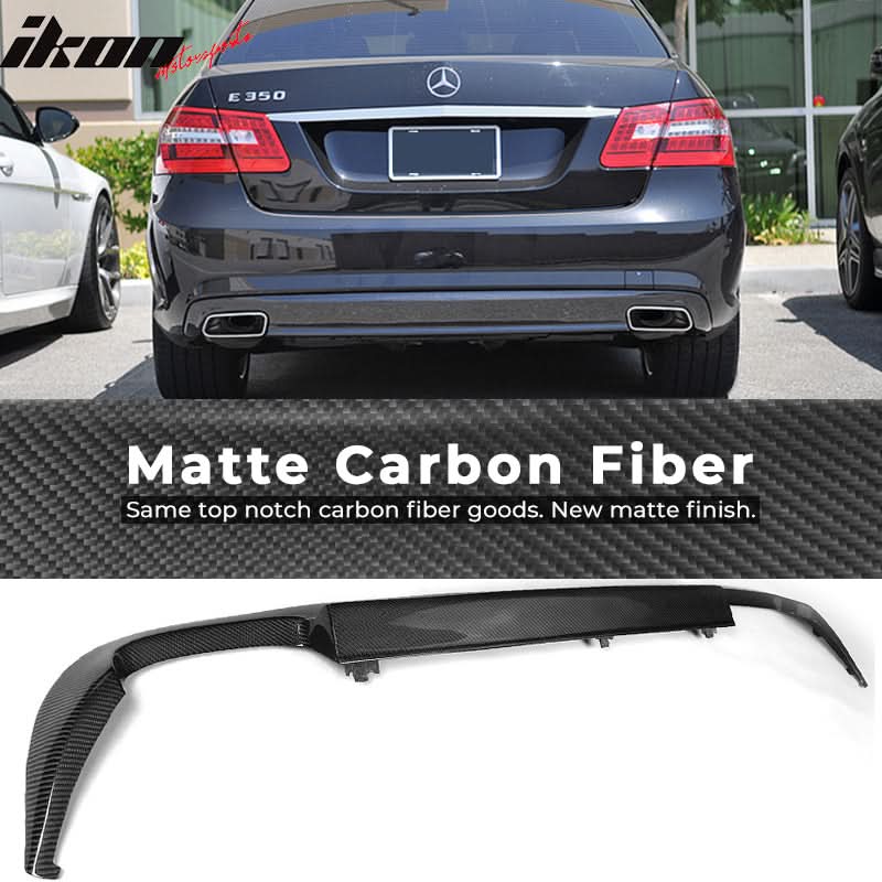2010-2013 Benz E-Class W212 OEÂ Style Rear Bumper Diffuser Carbon Fiber - Image 7