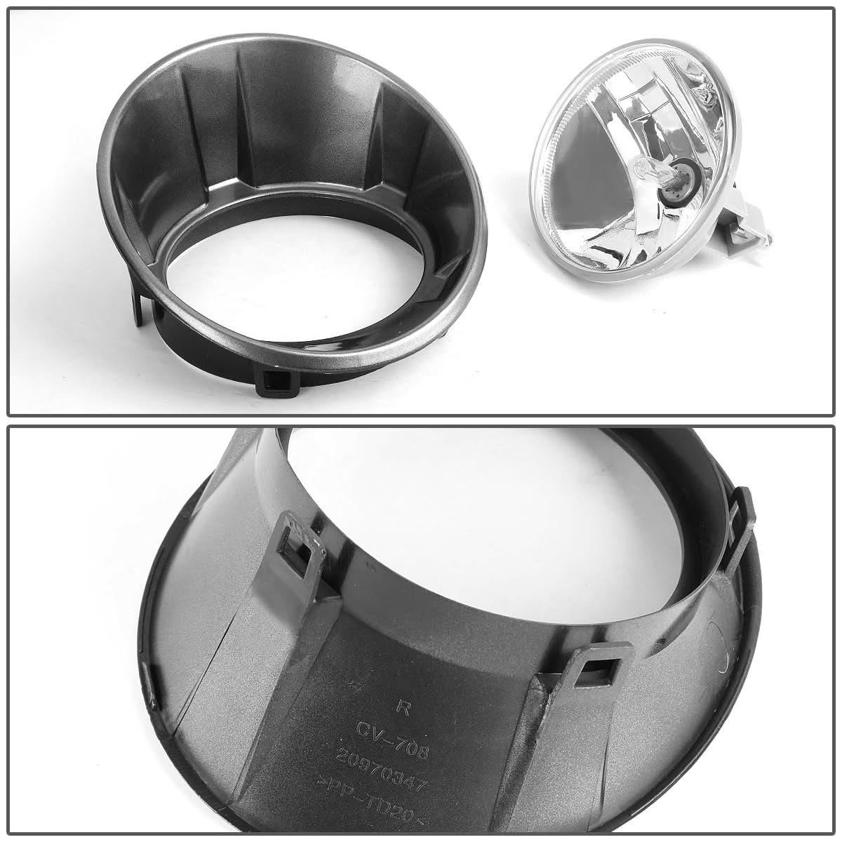 2010-2013 Chevrolet Camaro Fog Lights with Bezel - Chrome/Clear - Image 5