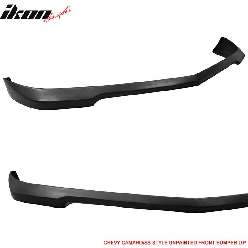 2010-2013 Chevy Camaro 1LT LS LT V6 Only SS Style PU Front Bumper Lip - Image 5