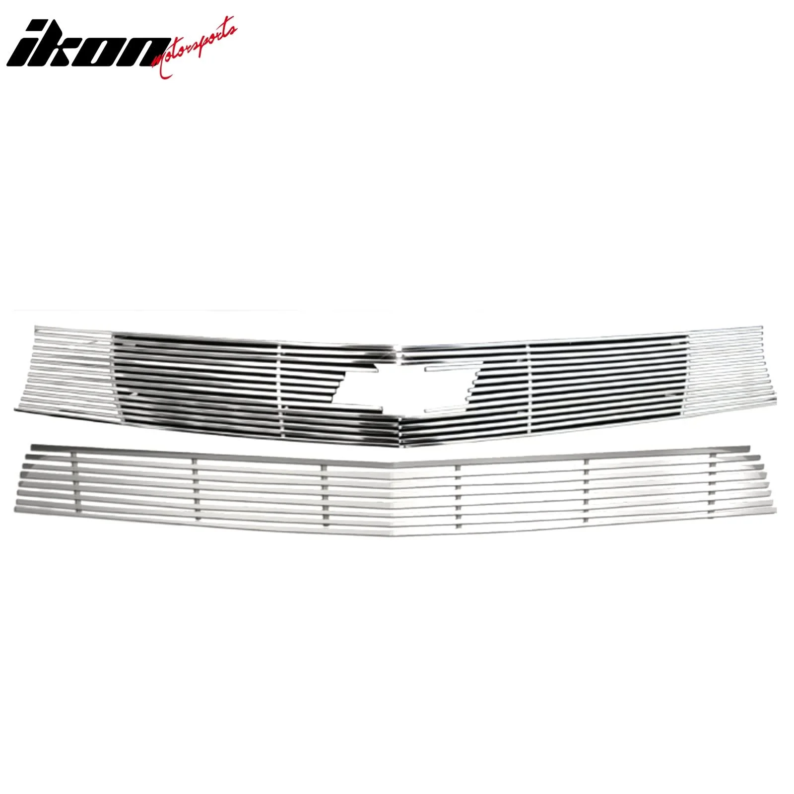 2010-2013 Chevy Camaro Stainless Steel Billet Style Upper Grill Insert - Image 2