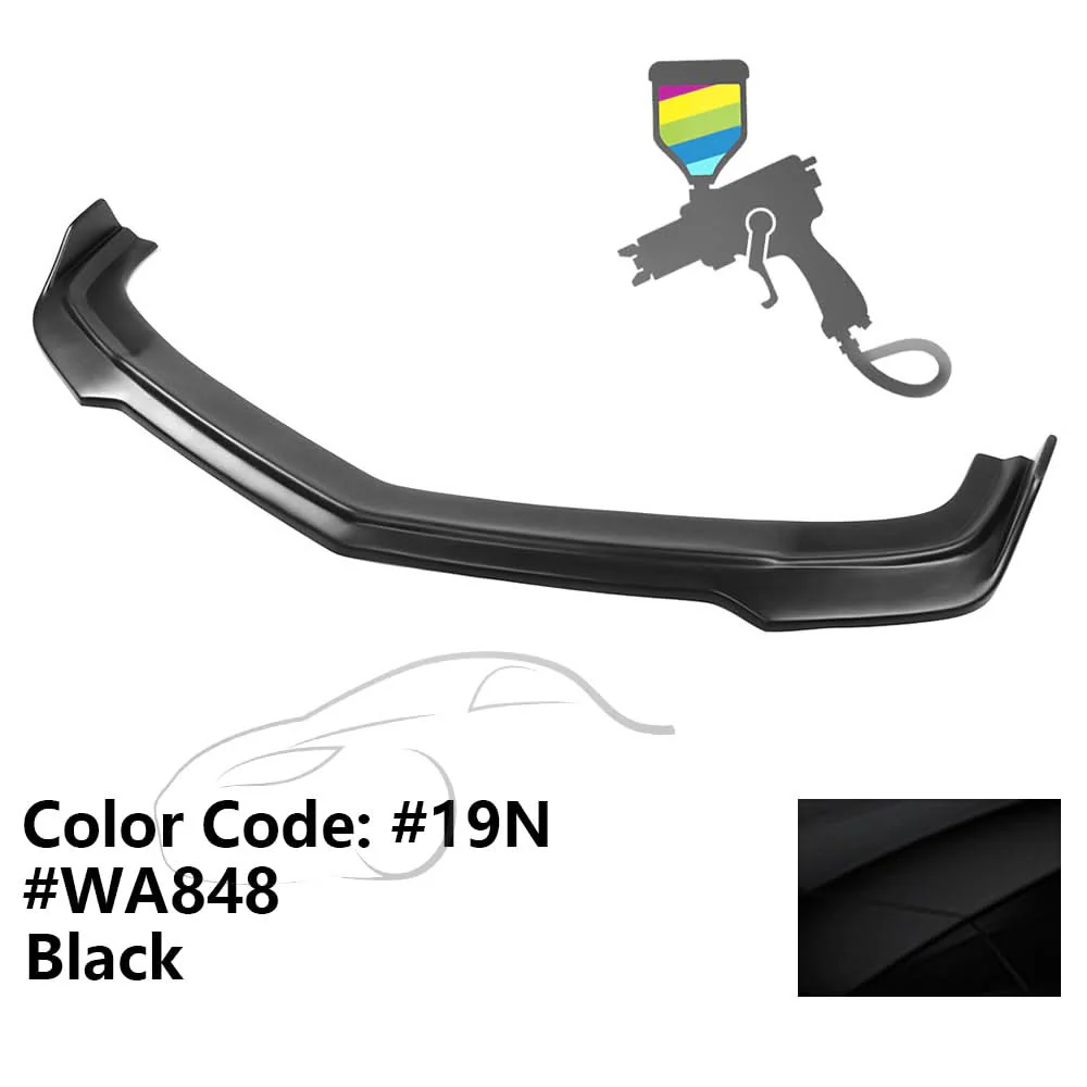 2010-2013 Chevy Camaro V8 SS V2 Style Front Bumper Lip Spoiler PP - Image 4