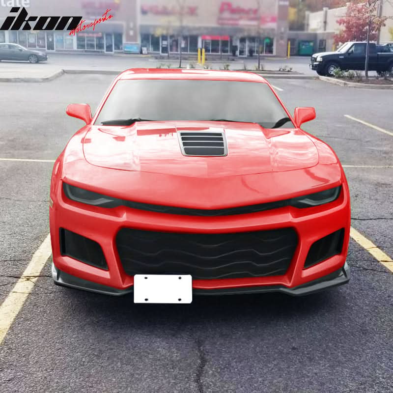 2010-2013 Chevy Camaro ZL1 Style Front Bumper w/ Headlights Fog Lights - Image 2