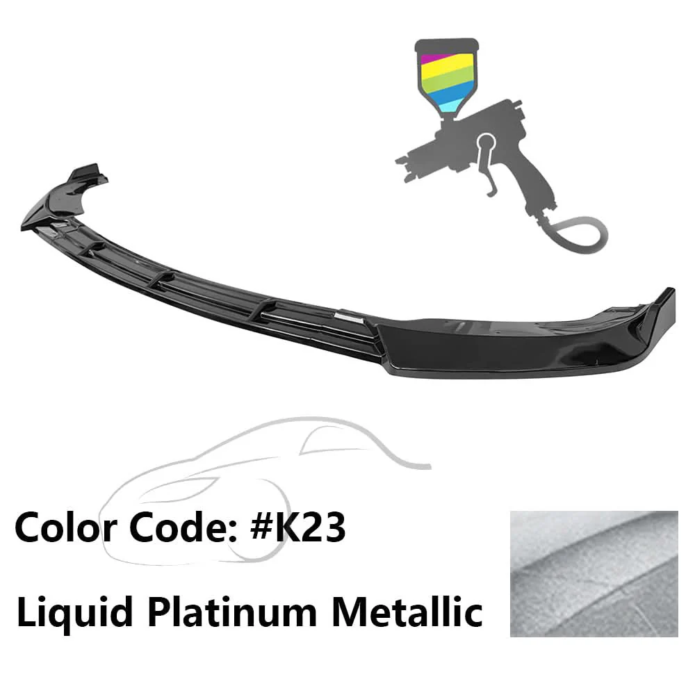 2010-2013 Infiniti G37 Sedan IKON 3PC Front Bumper Lip PP - Image 8