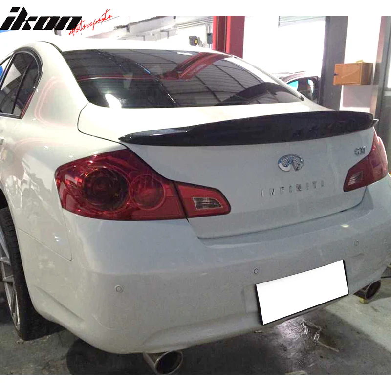 2010-2013 Infiniti G37 V36 Rear Spoiler Wing JC Style Carbon Fiber - Image 3