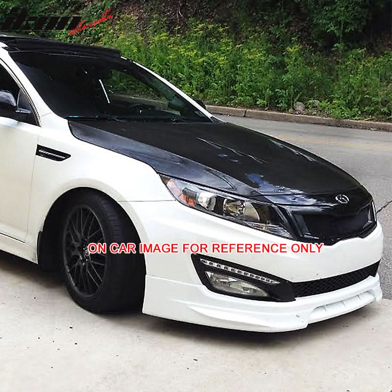 2010-2013 Kia Optima K5 DS Style Front Bumper Lip Chin Spoiler - Image 2